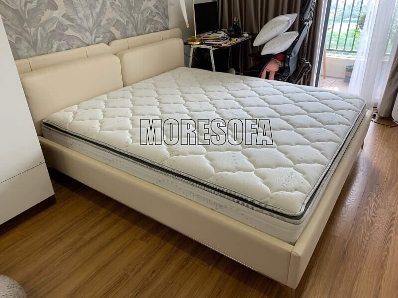 Mẫu thiết kế giường ngủ cao cấp phù hợp với phòng ngủ chung cư,nhà phố, .. diện tích vừa và nhỏ- MHG 0006