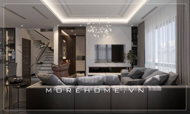 24 + mẫu thiết kế phòng khách nhà chung cư đẹp, tiện nghi 2022-2023